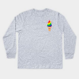 Helado de arcoiris Kids Long Sleeve T-Shirt